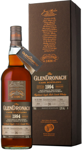 Виски Glendronach Cask Bottling Batch 18 26 Years Cask #4363 1994 gift box 700 мл