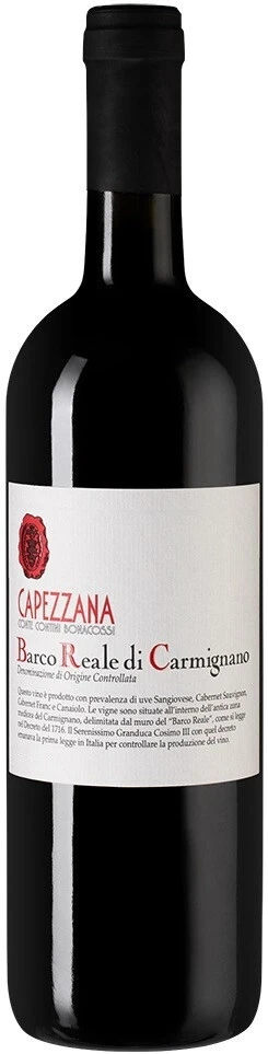 Вино Capezzana, Barco Reale di Carmignano DOC, 2020