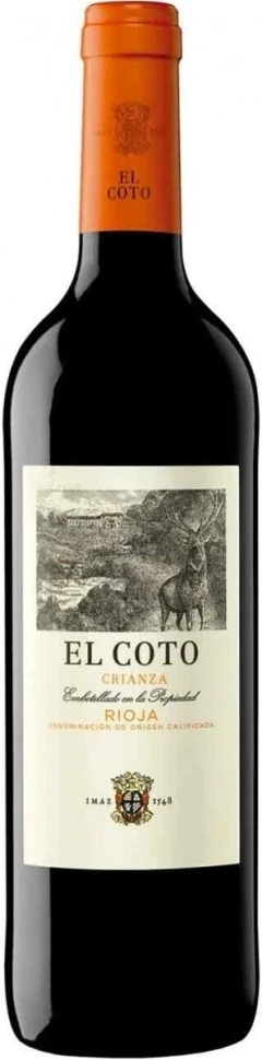 Вино El Coto Crianza, Rioja DOC, 2019
