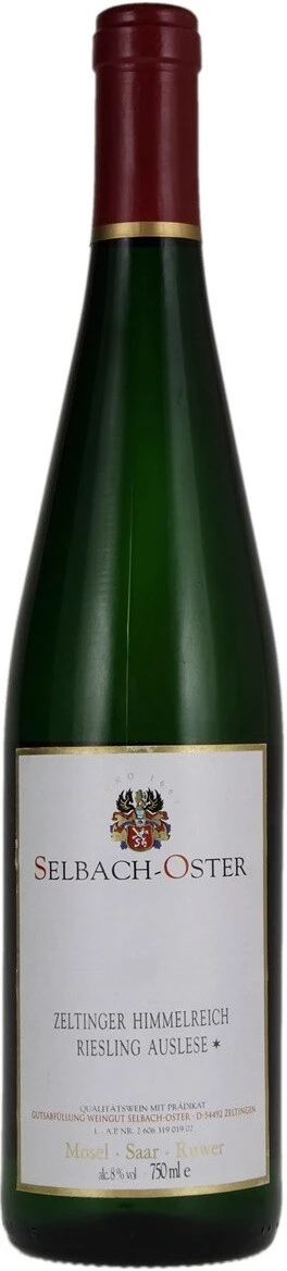 Вино Selbach-Oster, Zeltinger Himmelreich Riesling Auslese, 1990