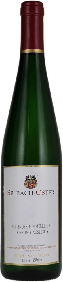 Вино Selbach-Oster, Zeltinger Himmelreich Riesling Auslese, 1990
