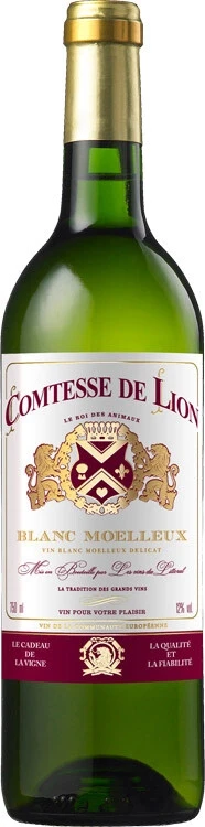 Вино "Comtesse de Lion" Blanc Moelleux