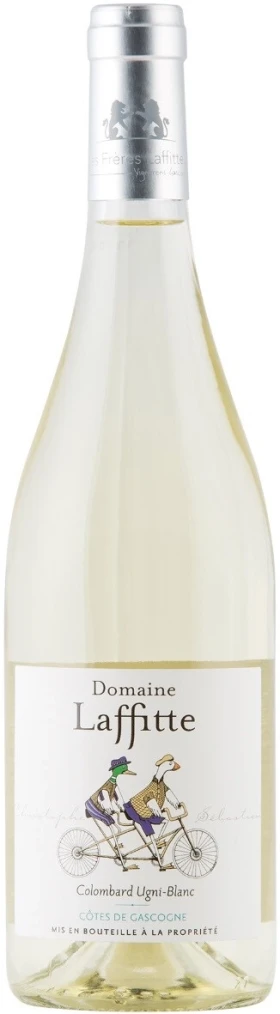 Вино Domaine Laffitte, Colombard-Ugni Blanc, Cotes de Gascogne IGP, 2018