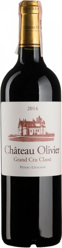 Вино Chateau Olivier Rouge, Grand Cru Classe de Graves Pessac-Leognan AOC, 2014