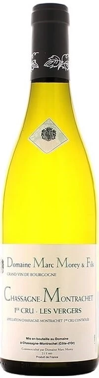 Вино Domaine Marc Morey &amp; Fils, Chassagne-Montrachet 1er Cru Les Vergers AOC, 2012