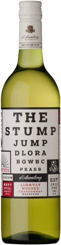 Вино d'Arenberg, The Stump Jump Lightly Wooded Chardonnay, 2021
