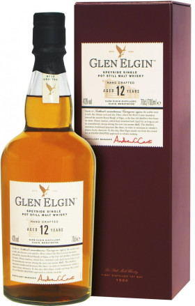 Виски Glen Elgin Malt 12 Years Old with box 700 мл