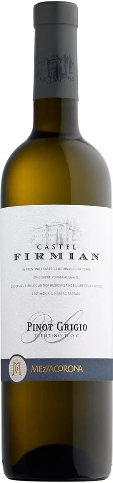 Вино Castel Firmian Pinot Grigio, Trentino DOC, 2018