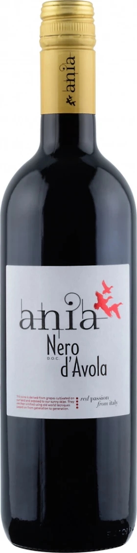 Вино "Ania" Nero d'Avola, Sicilia IGT