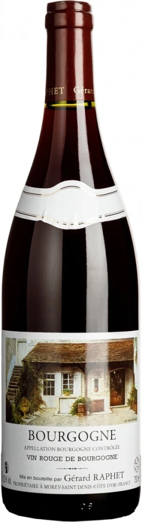 Вино Gerard Raphet, Bourgogne AOC Rouge, 2022