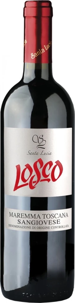 Вино Santa Lucia, Losco Sangiovese, Maremma Toscana DOC, 2014