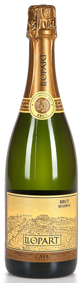 Игристое вино Llopart Brut Reserve Cava DO