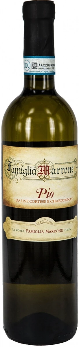 Вино Famiglia Marrone, Pio Da Uve Cortese E Chardonnay DOC, 2018