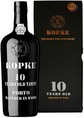 Портвейн Kopke 10 Years Old Porto gift box