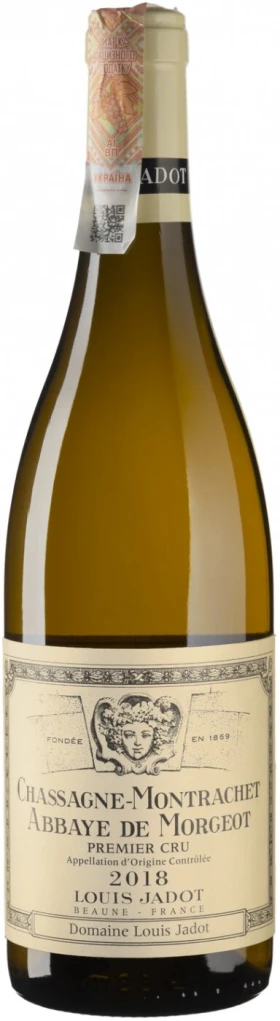 Вино Louis Jadot, Chassagne Montrachet 1 er Cru Abbaye de Morgeot AOC, 2018