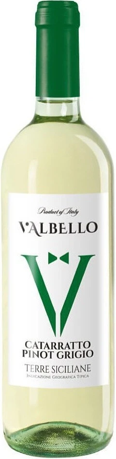 Вино "Valbello" Catarratto Pinot Grigio, Terre Siciliane IGT