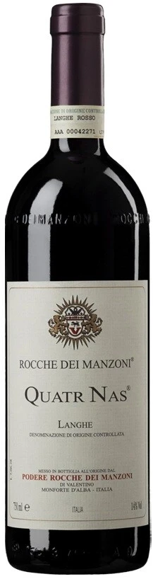 Вино Rocche dei Manzoni, Quatr Nas, Langhe DOC, 2006
