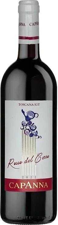 Вино Capanna, Rosso del Cerro, Toscana IGT, 2022
