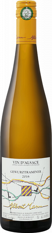 Вино Albert Mann Gewurztraminer Alsace AOC 2016