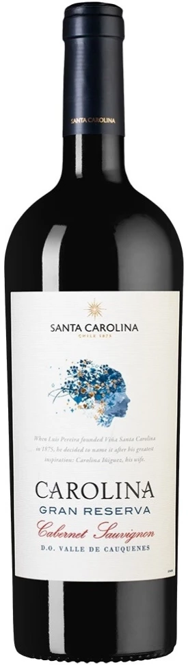Вино Santa Carolina, Gran Reserva Cabernet Sauvignon, Valle del Maipo DO, 2021