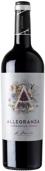 Вино "Allegranza" Tempranillo-Shiraz, La Mancha DO, 2018