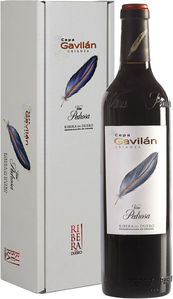 Вино Vina Pedrosa Cepa Gavilan Crianza, Ribera del Duero DO, 2021, gift box