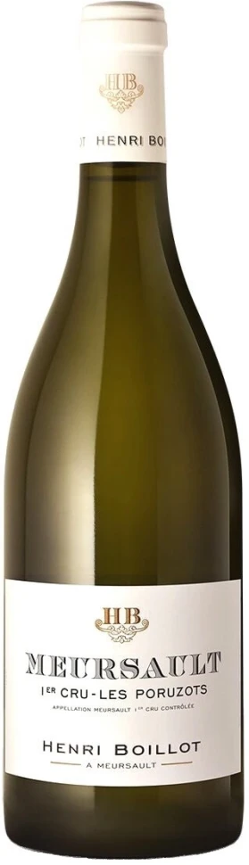 Вино Henri Boillot, Meursault 1-er Cru Les Poruzots AOC, 2016