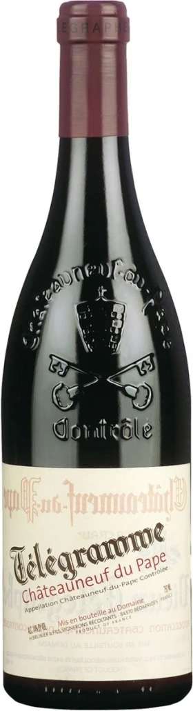 Вино Vignobles Brunier, Telegramme, Chateauneuf-du-Pape AOC, 2015