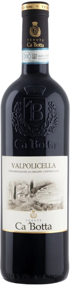 Вино Ca'Botta, Valpolicella DOC, 2012