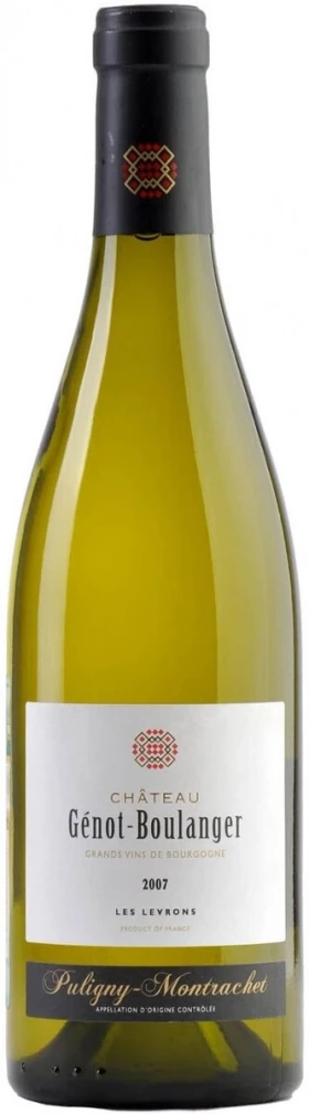 Вино Chateau Genot-Boulanger, Puligny-Montrachet Les Levrons, 2007