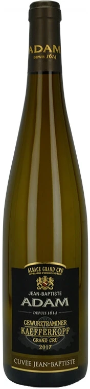 Вино Jean-Baptiste Adam, Gewurztraminer Grand Cru Kaefferkopf Cuvee Jean-Baptiste, Alsace AOC, 2017