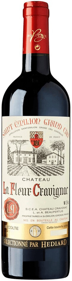 Вино Chateau La Fleur Cravignac Saint Emilion Grand Cru AOC 2019