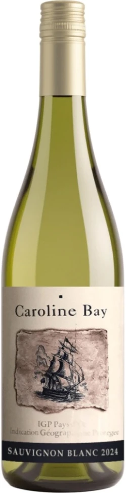 Вино Les Celliers Jean d'Alibert, Caroline Bay Sauvignon Blanc, Pays d'Oc IGP, 2024, 0.75 л