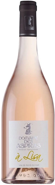 Вино Domaine des Aspras, A Lisa Rose, Cotes de Provence AOP, 2016