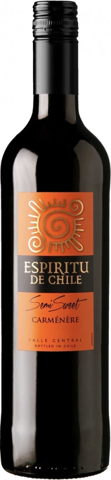 Вино Espiritu de Chile Carmenere Semi Sweet, Valle Central DO