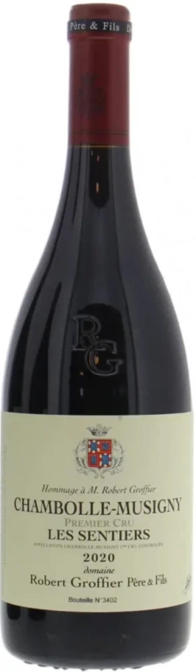 Вино Domaine Robert Groffier Pere &amp; Fils, Chambolle-Musigny 1er Cru Les Sentiers AOC, 2020