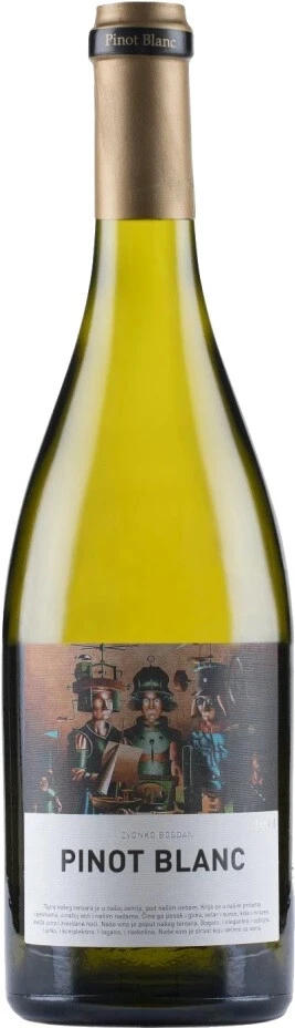 Вино Zvonko Bogdan, Pinot Blanc, 2019