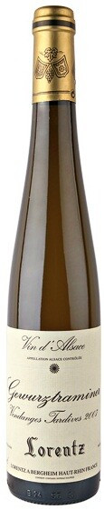 Вино Gustave Lorentz Gewurztraminer Vendanges Tardive Alsace AOC 2005 500 мл