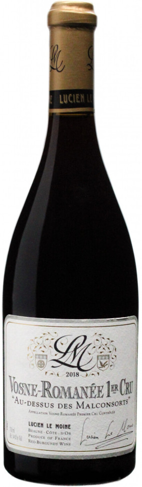Вино Lucien Le Moine Vosne Romanee 1er Cru Au Dessus des Malconsorts AOC 2018
