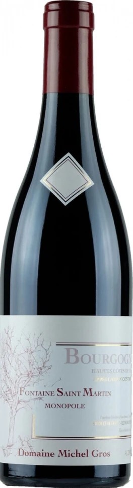 Вино Domaine Michel Gros, Bourgogne Hautes Cotes de Nuits Fontaine Saint Martin Rouge, 2014