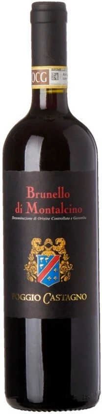 Вино Poggio Castagno, Brunello di Montalcino DOCG, 2018