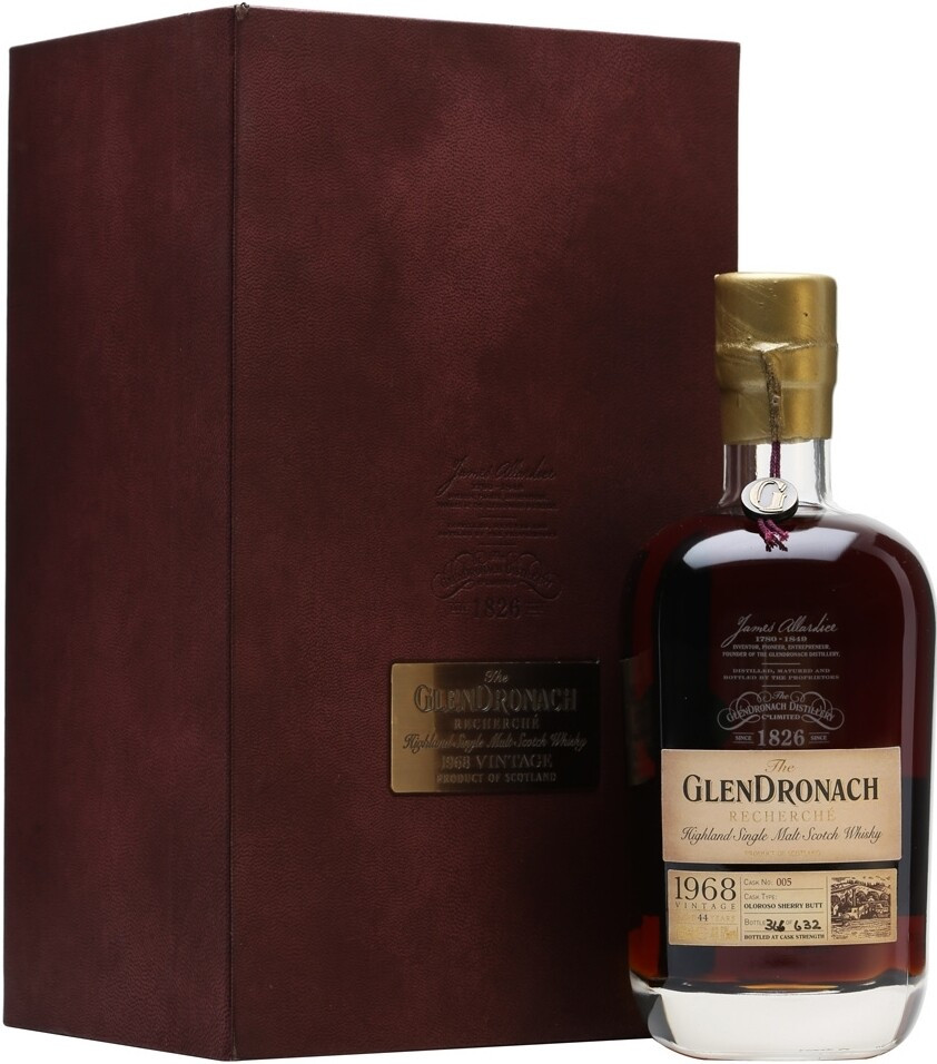 Виски Glendronach 44 Years Old Recherche 1968 gift box 700 мл
