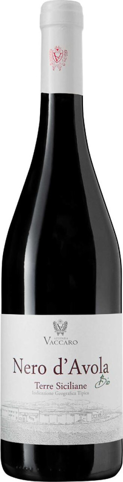 Вино Vaccaro Bio Nero d Avola Terre Siciliane IGT