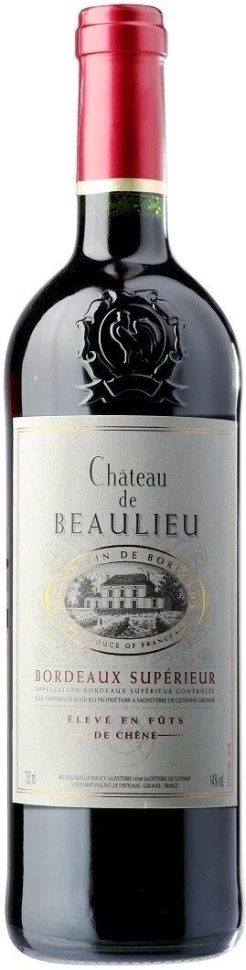 Вино Chateau de Beaulieu, Bordeaux Superieur AOC, 2014