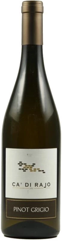 Вино Ca'di Rajo, Pinot Grigio, Marca Trevigiana IGT, 2015