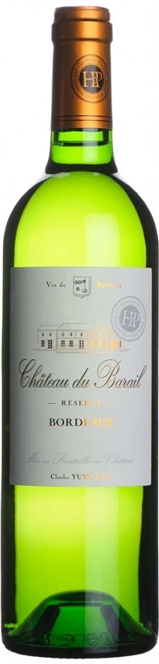 Вино "Chateau du Barail" Reserve Blanc, Bordeaux AOC