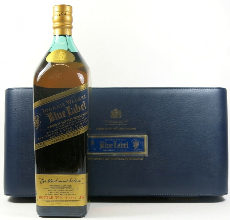 Виски Johnnie Walker Blue Label leather box 1750 мл