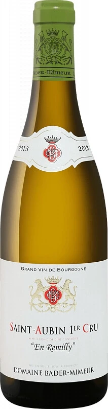 Вино Bader Mimeur, Saint Aubin 1er Cru En Remilly AOC, 2013