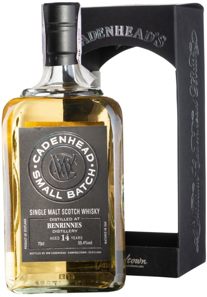 Виски Cadenhead Benrinnes 14 Years Old 55 4% 2004 gift box 700 мл