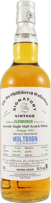 Виски Maltbarn Glenburgie 22 Years Old 1995 700 мл